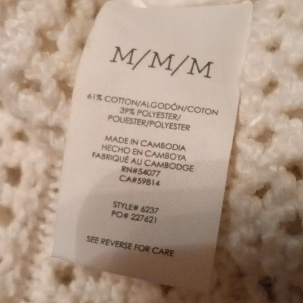 Cabi 6237 cardigan sweater/open stitch - Picture 5 of 6